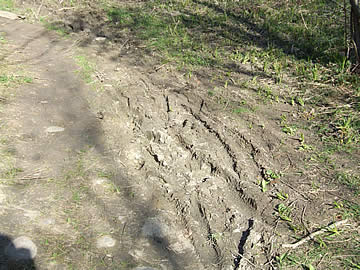 Stopy po cykloturistoch mimo cyklotrasy, Dedošová